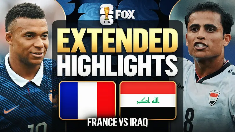 France Overcomes Rain Delay to Claim Dominant Win Over Iraq at World Cup