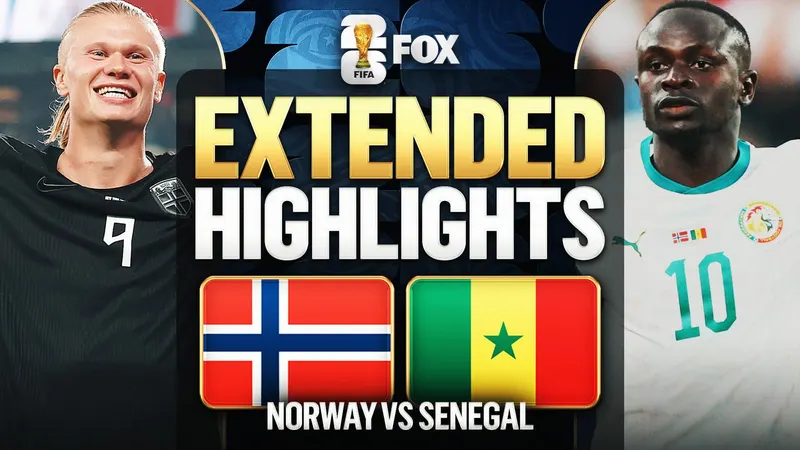 Haaland Continues to Shine: Norway Advances with 3-1 Win Over Senegal