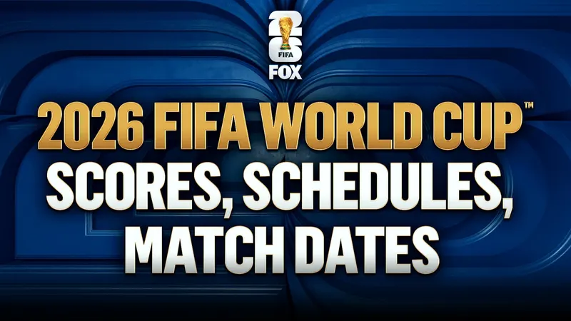 Get Ready for the 2026 FIFA World Cup: Complete Broadcast Schedule and Viewing Details